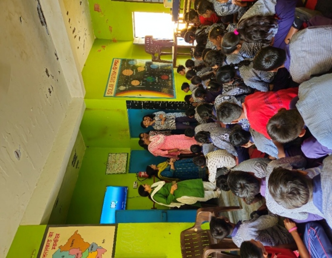 World Health Day 2025 awareness quiz on Junk food at Govt. Primary school, Phoolbagh